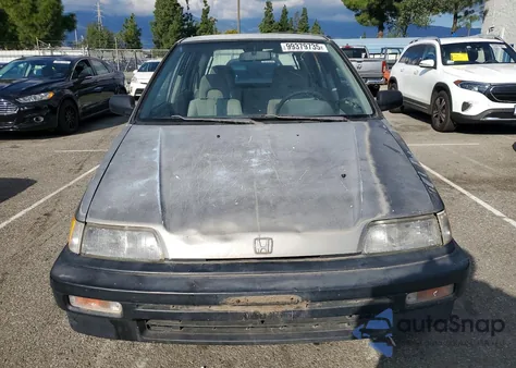 1990 Honda Civic z USA, uszkodzony, nr VIN JHMEE2752LS003817